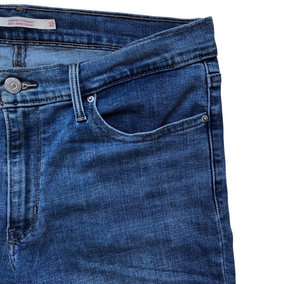 Levi’s Slimming Straight Women’s Size 32 - Picture 5 of 12